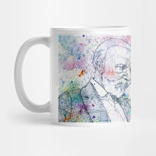 PYOTR ILYICH TCHAIKOVSKY - watercolor and pencil portrait Mug